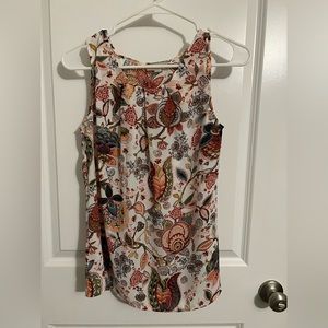 Peach Pattern Loft Sleeveless Top